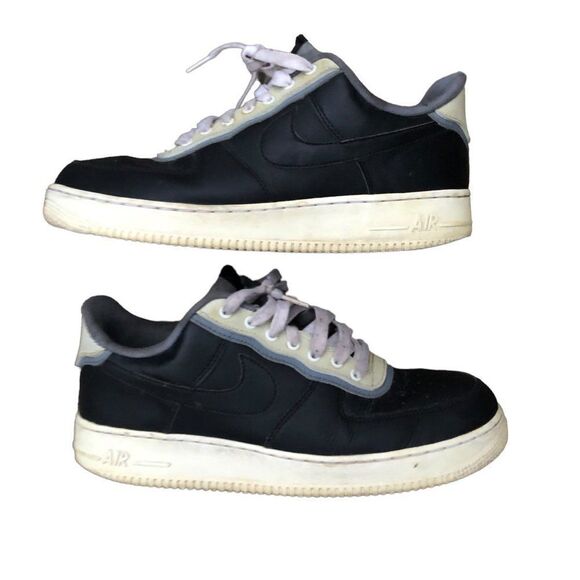 RARE Nike Air Force 1 Low '07 LV8 1 Black Pure Platinum Size 11 - Picture 7 of 16